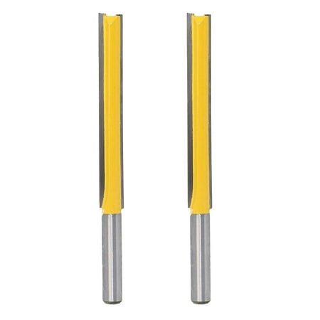 3" Long Straight Shank Flush Trim Router Cutter Bit Wood Milling 5/16" Shank 3" Long Straight Shank Flush Trim Router Cutter Bit Wood Milling 5/16" Shank